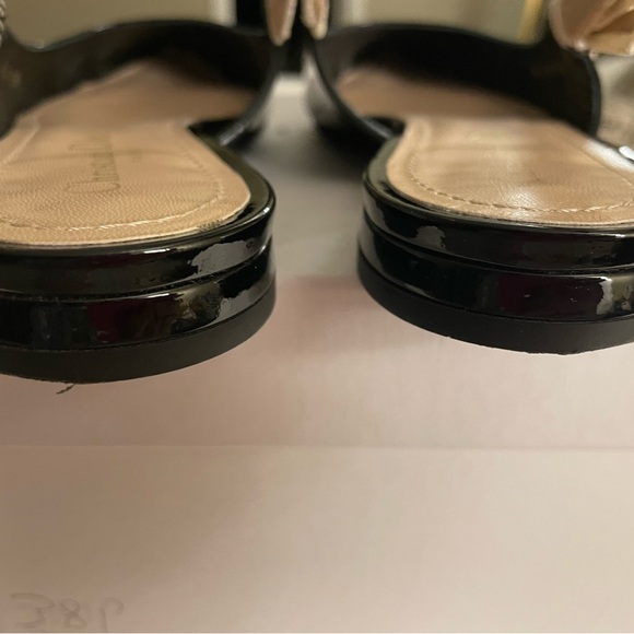 DIOR J’ADIOR PATENT BLACK FLATS 38 - Picture 7 of 8
